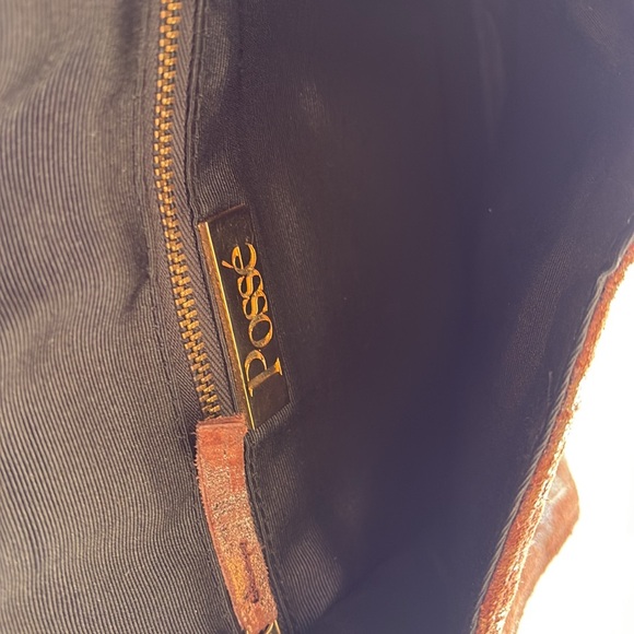 Posse suede brown crossbody or shoulder bag - Picture 8 of 8